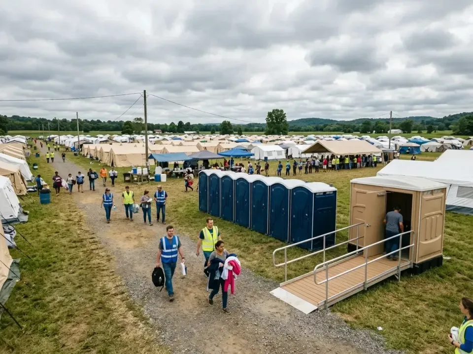 disaster-relief-camp-restrooms-010 — frequently asked questions, Dumpster & Portable Bathrooms Rental in Drum Point, MD